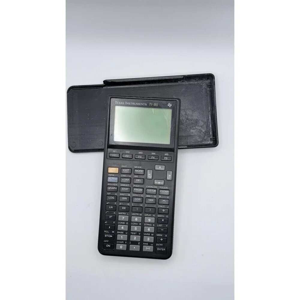 Texas Instruments TI-85 Graphing Calculator TI-85 w/ Cover Tested Works Cleaned